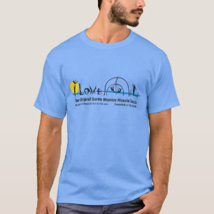 I Love Santa Monica Original Muscle Beach T-Shirt