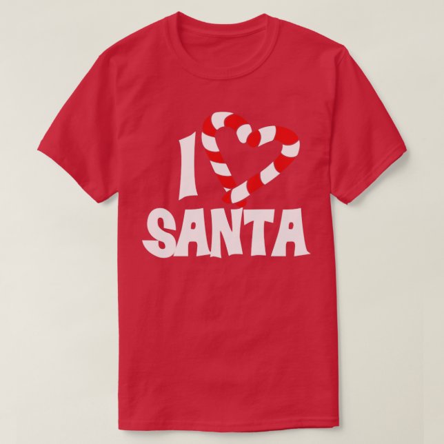 I love Santa T-Shirt (Design Front)