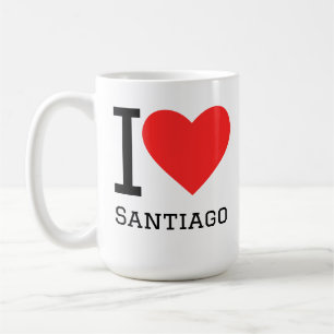 I love santiago coffee mug