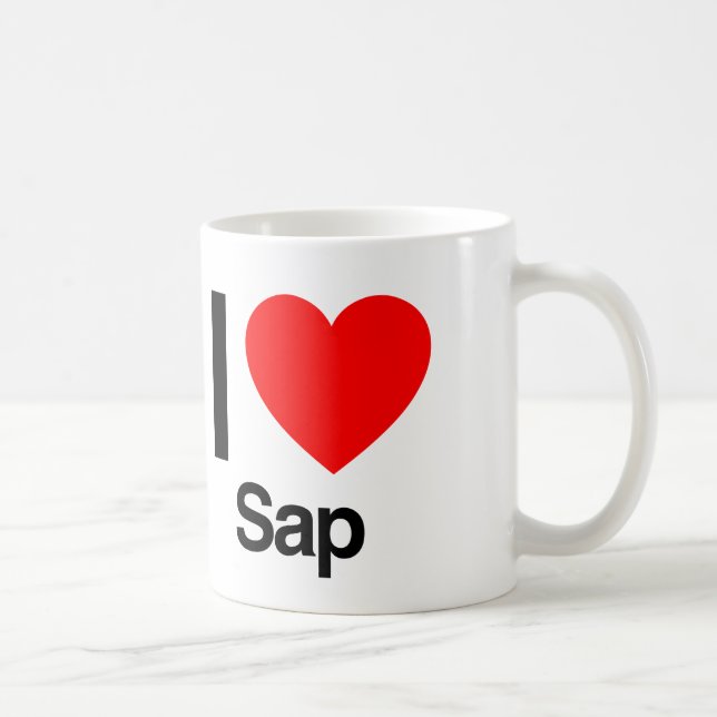 i love sap coffee mug (Right)
