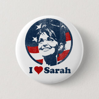 I Love Sarah Palin button