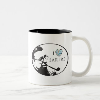 I Love Sartre Mug