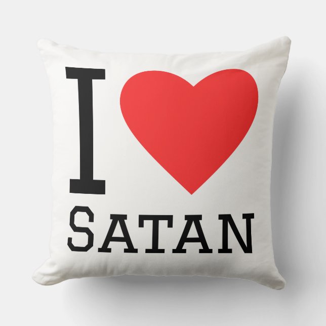 I love satan cushion (Front)