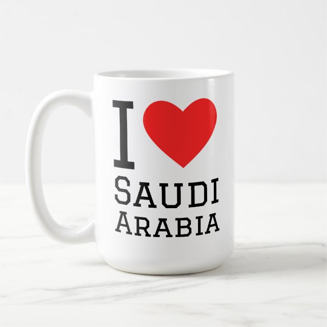 I love Saudi Arabia  Coffee Mug (Left)