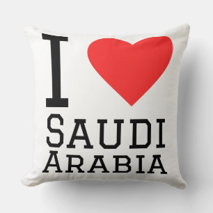 I love Saudi Arabia Cushion