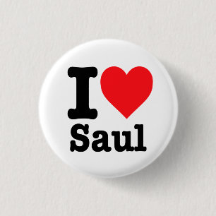 "I love Saul" 3 Cm Round Badge