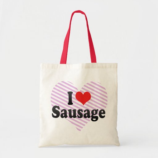 Image of I Love Sausage Tote Bag