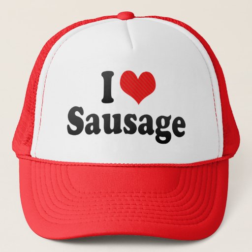 Image of I Love Sausage Trucker Hat