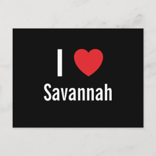 I love Savannah Postcard