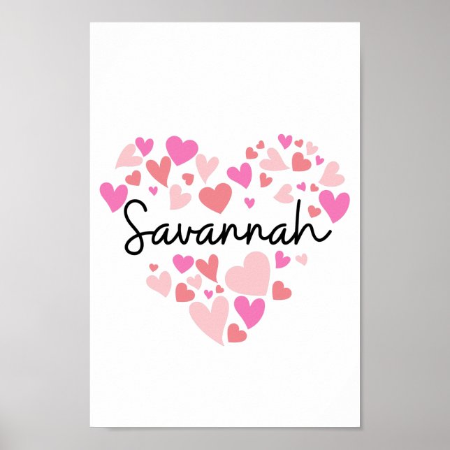 I love Savannah Poster (Front)