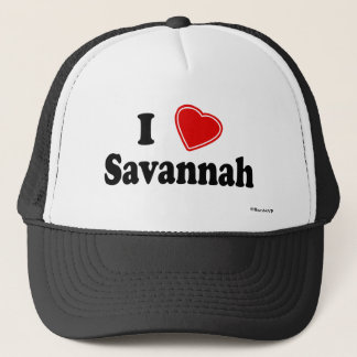 I Love Savannah Trucker Hat