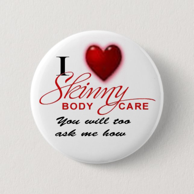 I love SBC 6 Cm Round Badge (Front)