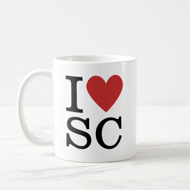 I ❤️ Love SC - Supply Chain Dept. MUG (Left)