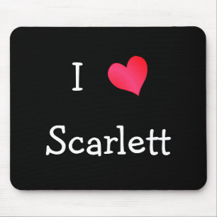 I Love Scarlett Mouse Mat