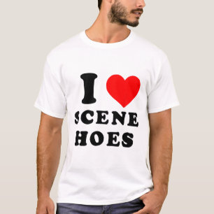 I Love Scene Hoes Funny Christmas Xmas Holiday T-Shirt