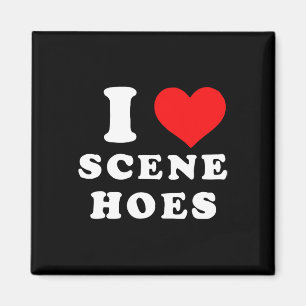 I Love Scene Hoes Matching Christmas Outfits  Magnet
