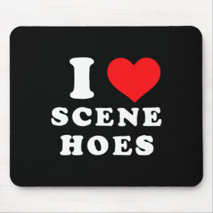 I Love Scene Hoes Matching Christmas Outfits Mouse Mat