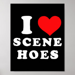 I Love Scene Hoes Matching Christmas Outfits Poster