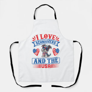 I love Schnauzers and the USA Apron