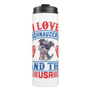 I love Schnauzers and the USA Thermal Tumbler
