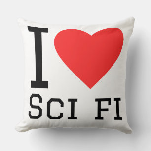 I love sci fi cushion