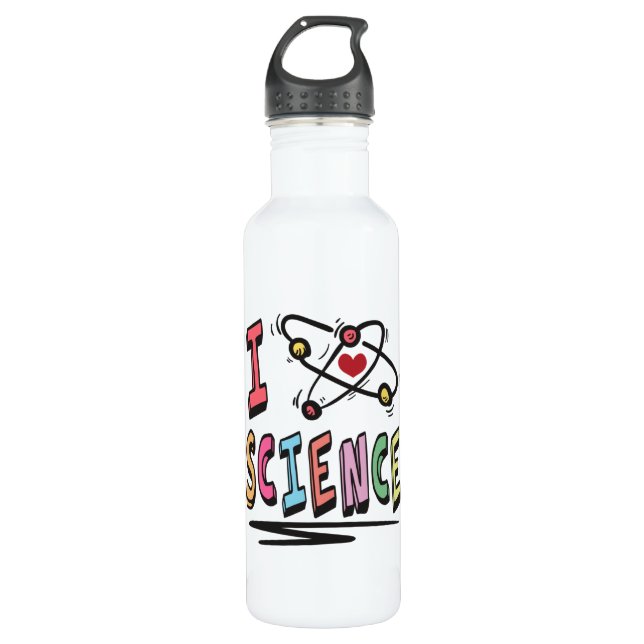 I love Science 710 Ml Water Bottle (Front)