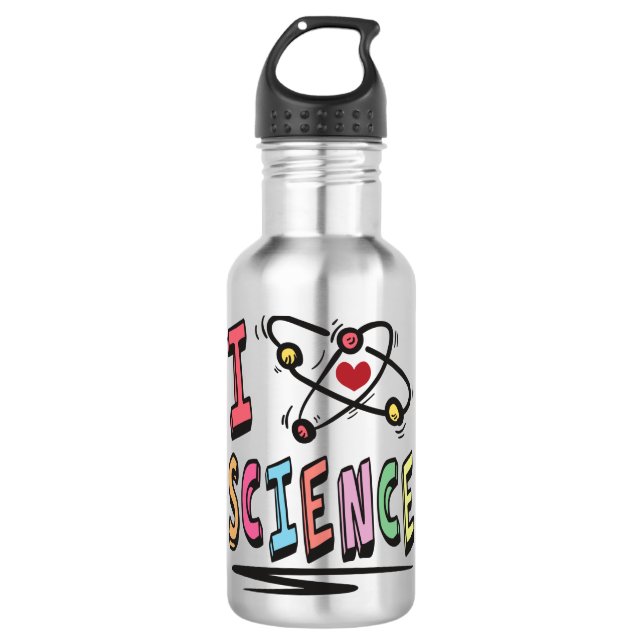 I love Science 710 Ml Water Bottle (Front)