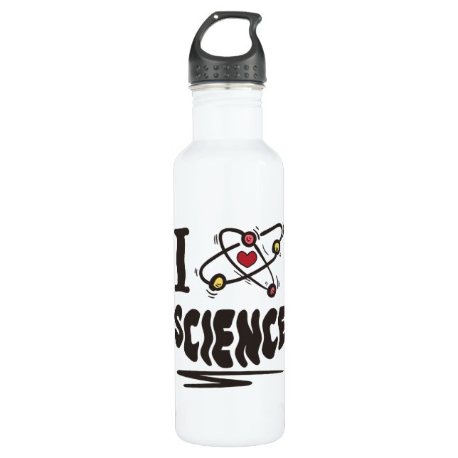 I love Science 710 Ml Water Bottle (Front)