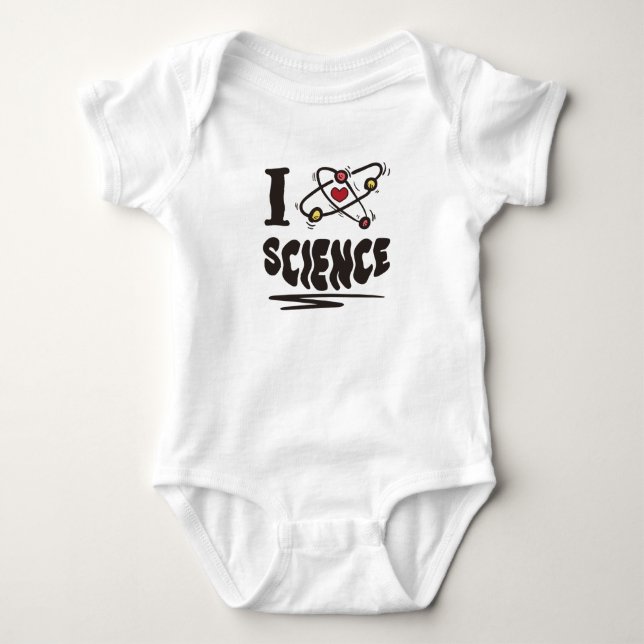 I love Science Baby Bodysuit (Front)
