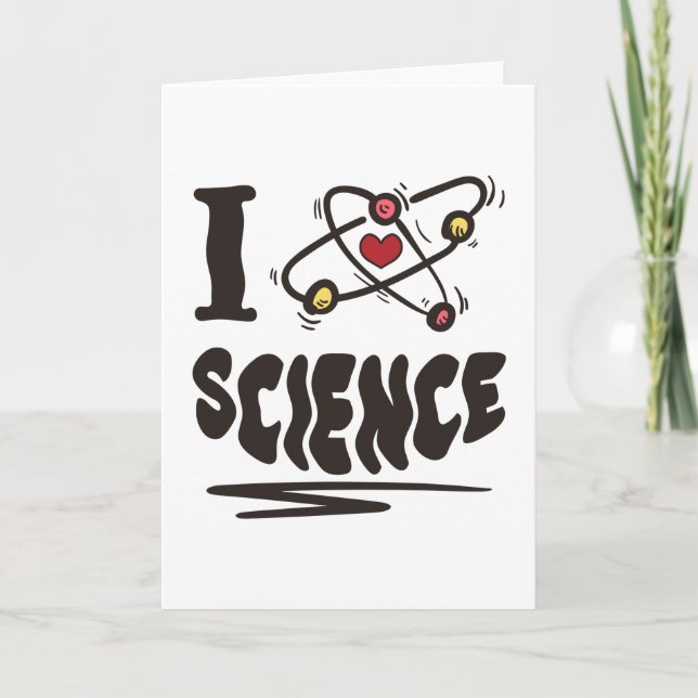 I love Science Card (Front)
