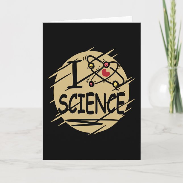 I love Science Card (Front)