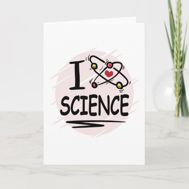 I love Science Card (Front)