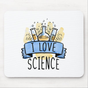 I Love Science Mouse Mat