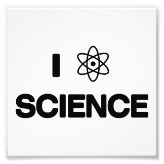 I Love Science Photo Print