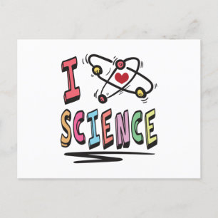 I love Science Postcard