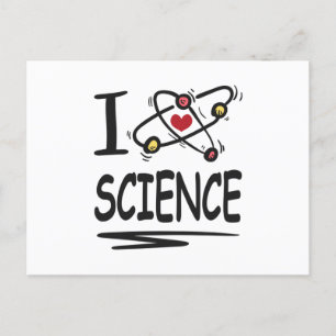 I love Science Postcard