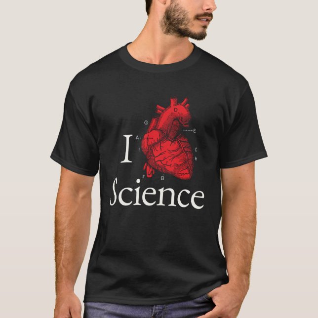 I Love Science T-Shirt (Front)