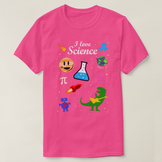 I Love ScienceTShirt  T-Shirt (Design Front)