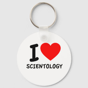 I Love Scientology Key Ring