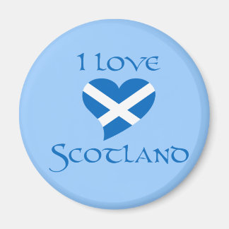 I Love Scotland Fridge Magnet