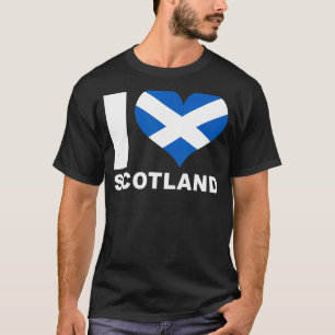 I Love Scotland Heart Flag Scotland 1 T-Shirt