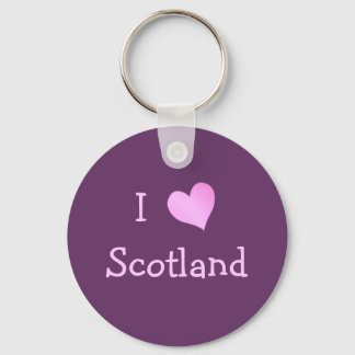 I Love Scotland Key Ring