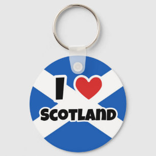 I love Scotland Key Ring