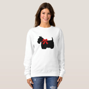 I Love Scottish Terriers, Big red heart of love Sweatshirt
