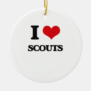 I love Scouts Ceramic Tree Decoration