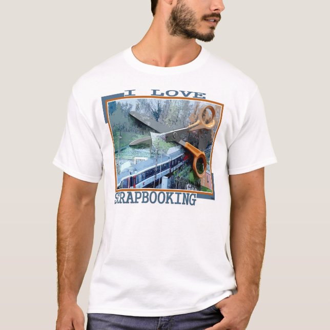 I LOVE SCRAPBOOKING T-Shirt (Front)