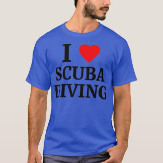I Love Scuba Diving Heart 1 T-Shirt