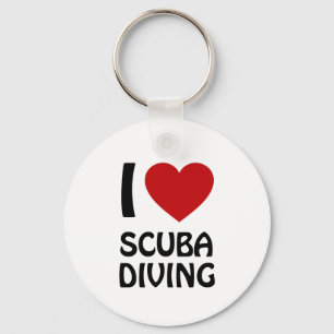 I love Scuba Diving Key Ring