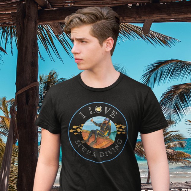 I Love Scuba Diving T-Shirt (Creator Uploaded)