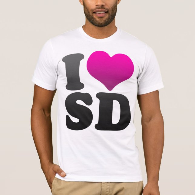 I LOVE SD T-Shirt (Front)